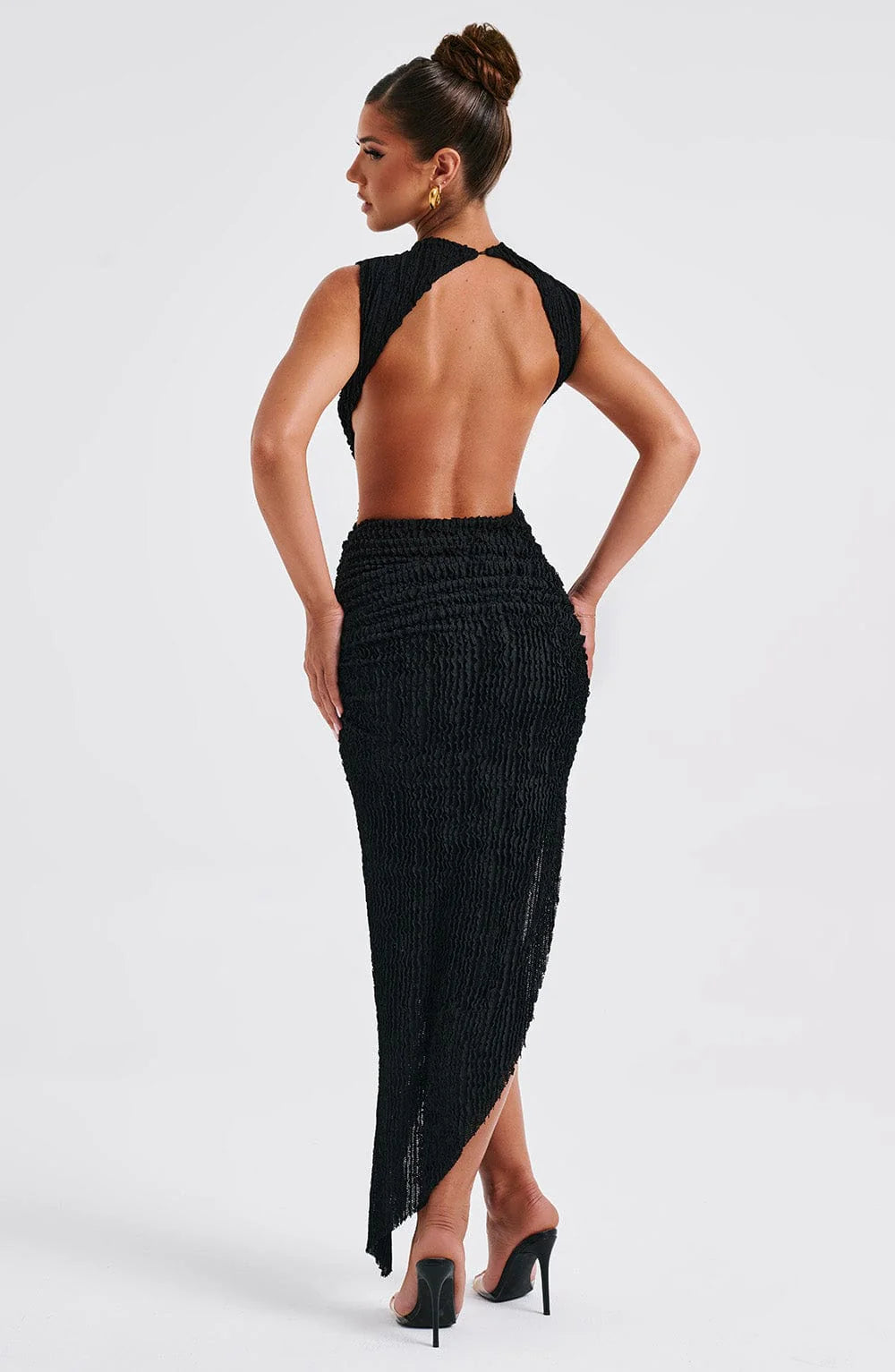 CAPRI MIDI DRESS – BLACK
