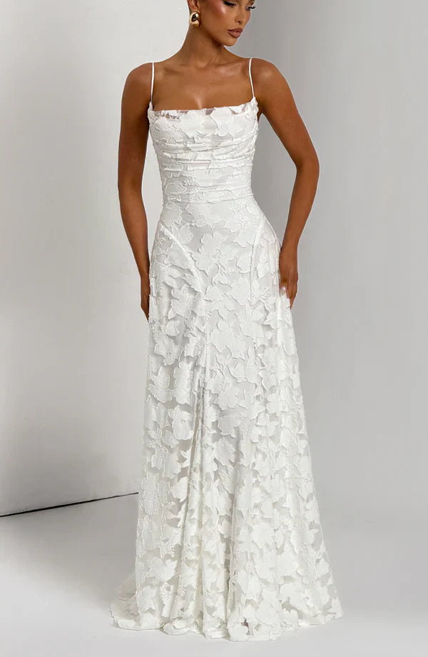 ELARA MAXI DRESS – IVORY