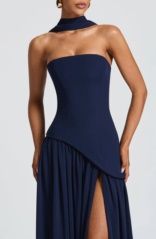 MALIYAH MAXI — NAVY