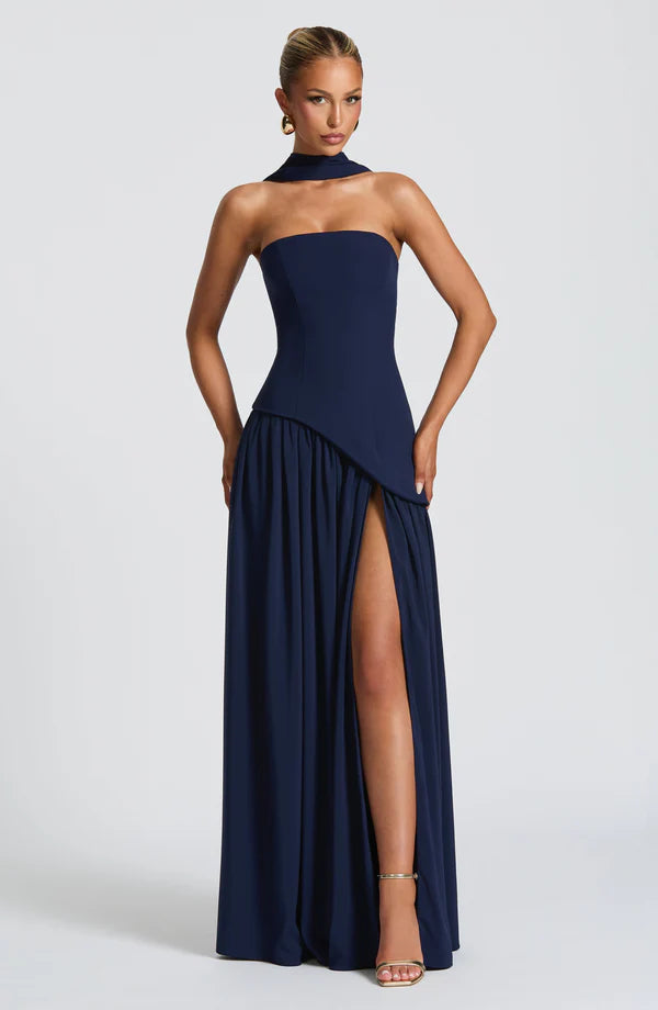 MALIYAH MAXI — NAVY