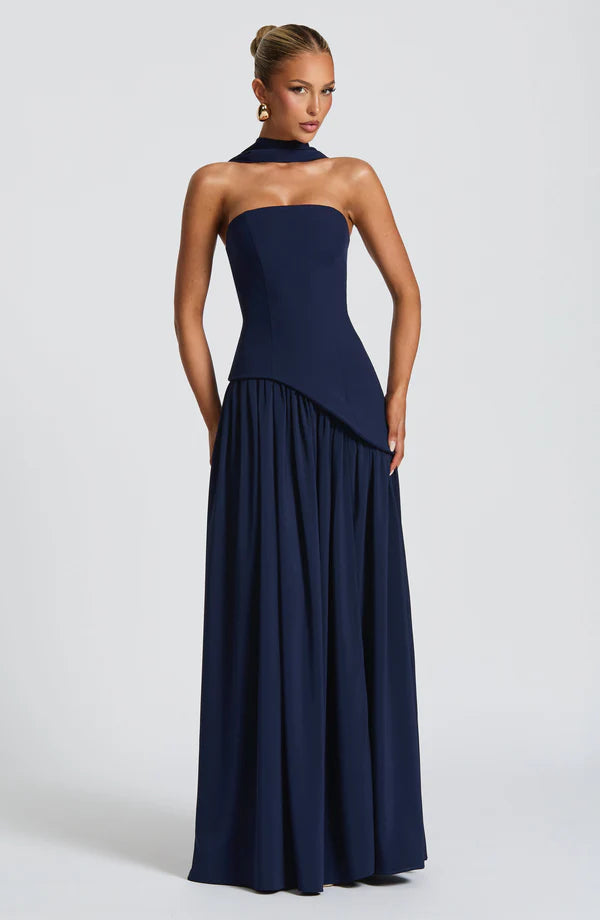 MALIYAH MAXI — NAVY