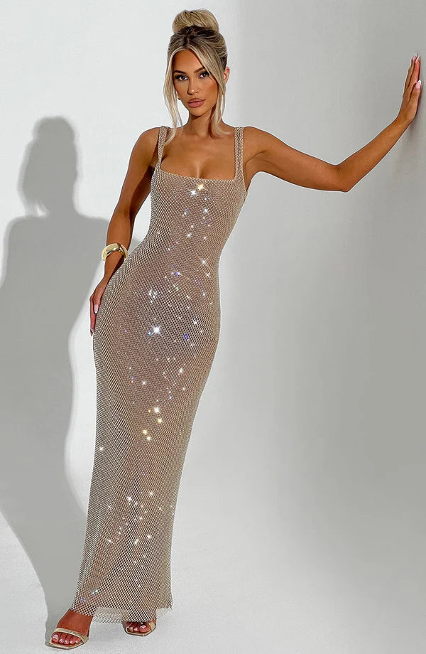 ATHENA MAXI DRESS - GOLD