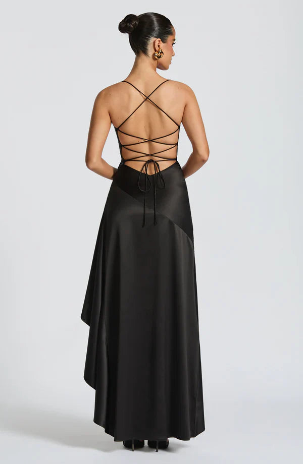 ISLA MAXI DRESS – BLACK