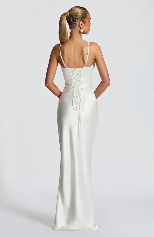 ALINA MAXI DRESS – IVORY