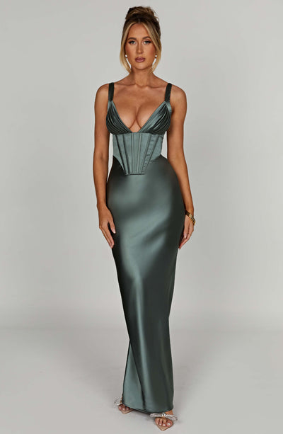 ARIA CORSET MAXI — MINT