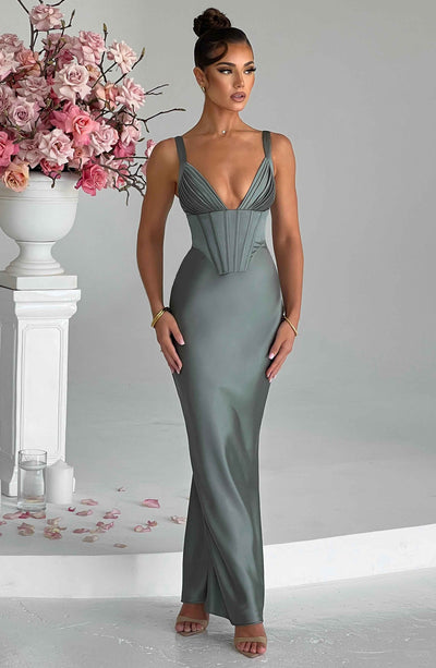 ARIA CORSET MAXI — MINT