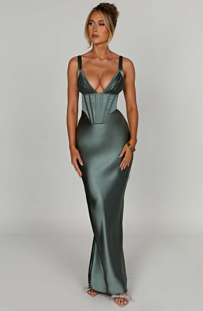 ARIA CORSET MAXI — MINT